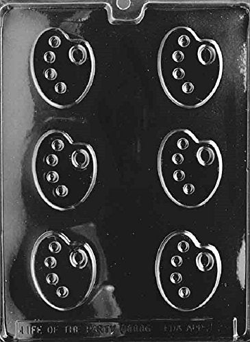 Grandmama'S Goodies J003 Artist Palette Chocolate Candy Mold With Exclusive Molding Instructions