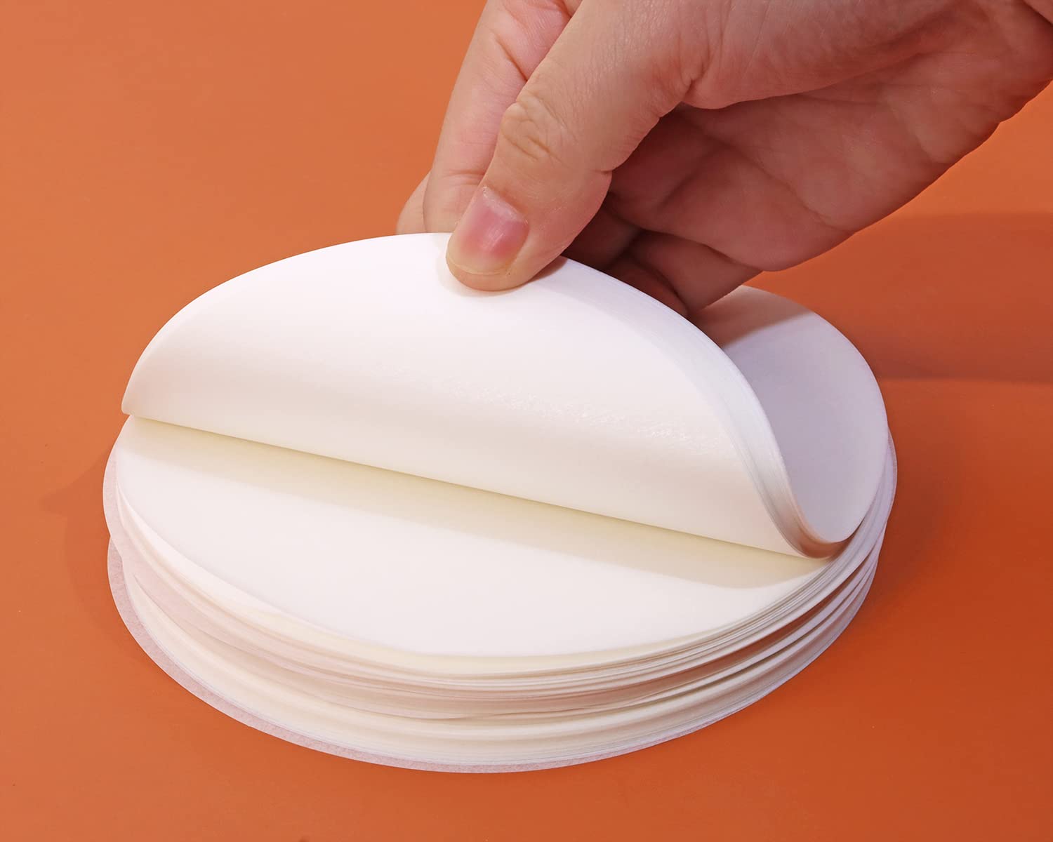 Onlykxy White Leak-Proof Cup Cap Lid Liners Round Sealing Paper Pads Waterproof Spill Proof Paper For Plastic Drink Cup Milk Tea