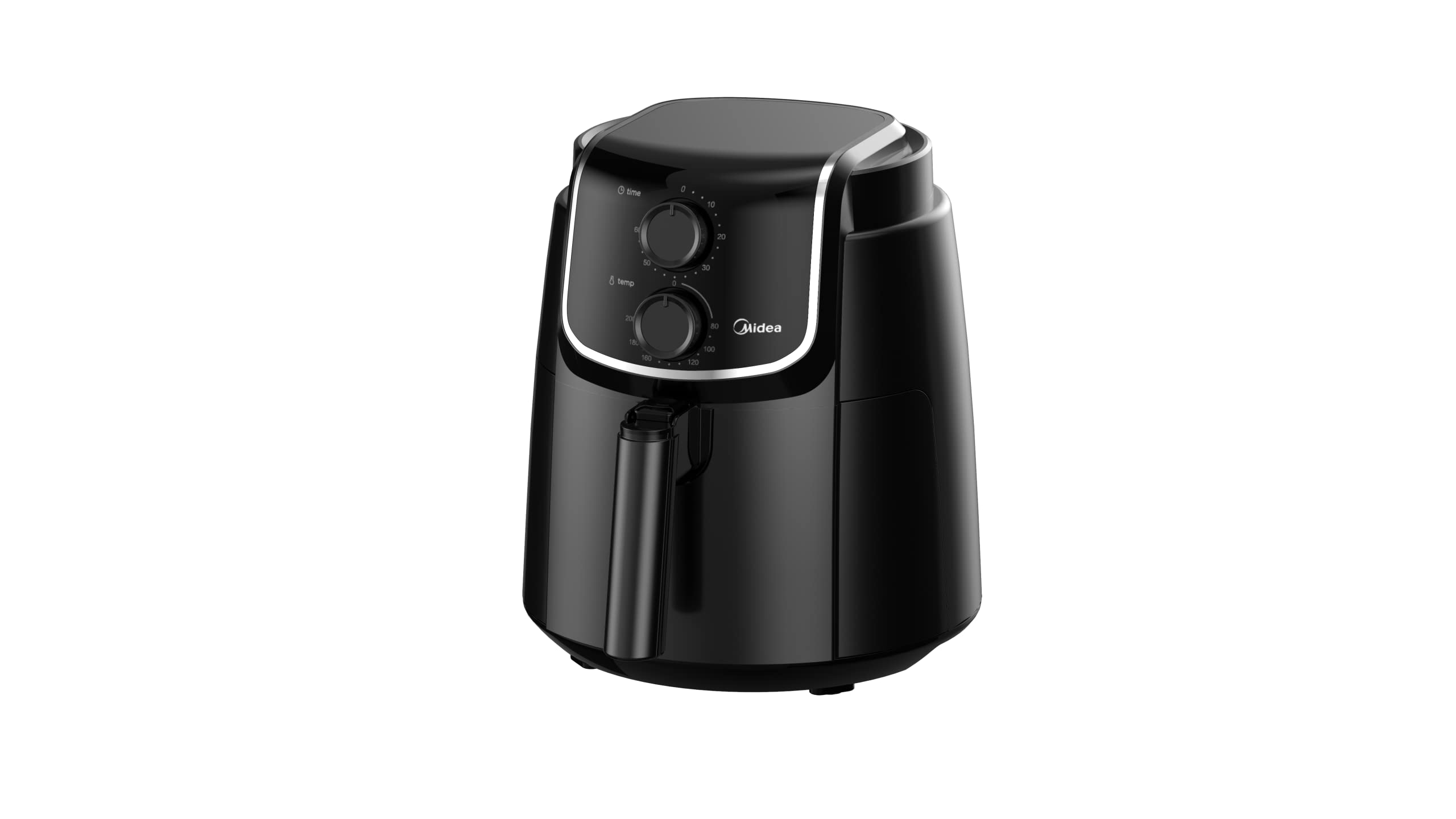 Midea Air Fryer Tn40D2, Uses Up To 90% Less Fat, 1500W, 5L, With Rapid Air Technology, With Non Stick Coating & Crisper Basket