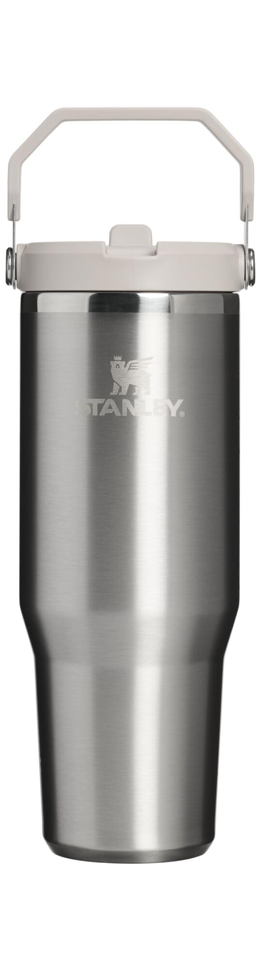 STANLEY IceFlow 2.0 Flip Straw Tumbler, 30 oz, Stainless Steel Ash