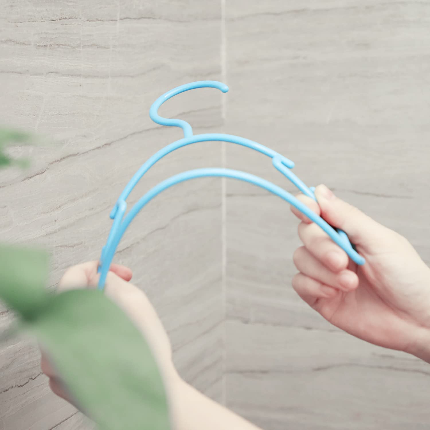 Kids Hangers Childrens Hangers For Clothes Kids Coat Hangers Blue Baby Hangers Toddler Hangers(20 Pack)