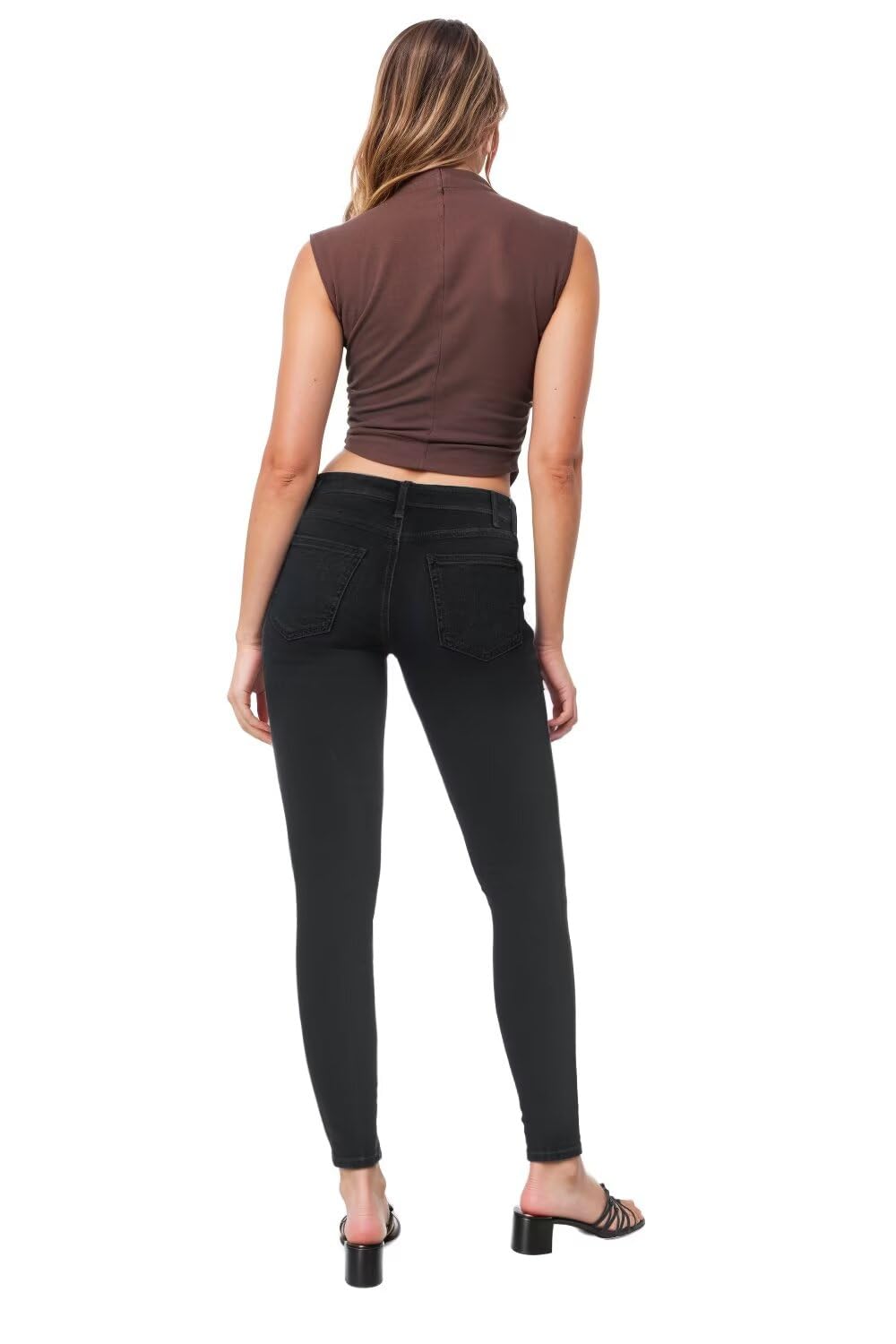Hybrid  Company Womens Super Comfy Stretch Denim 5 Pocket Jean P22879Skx Black 20