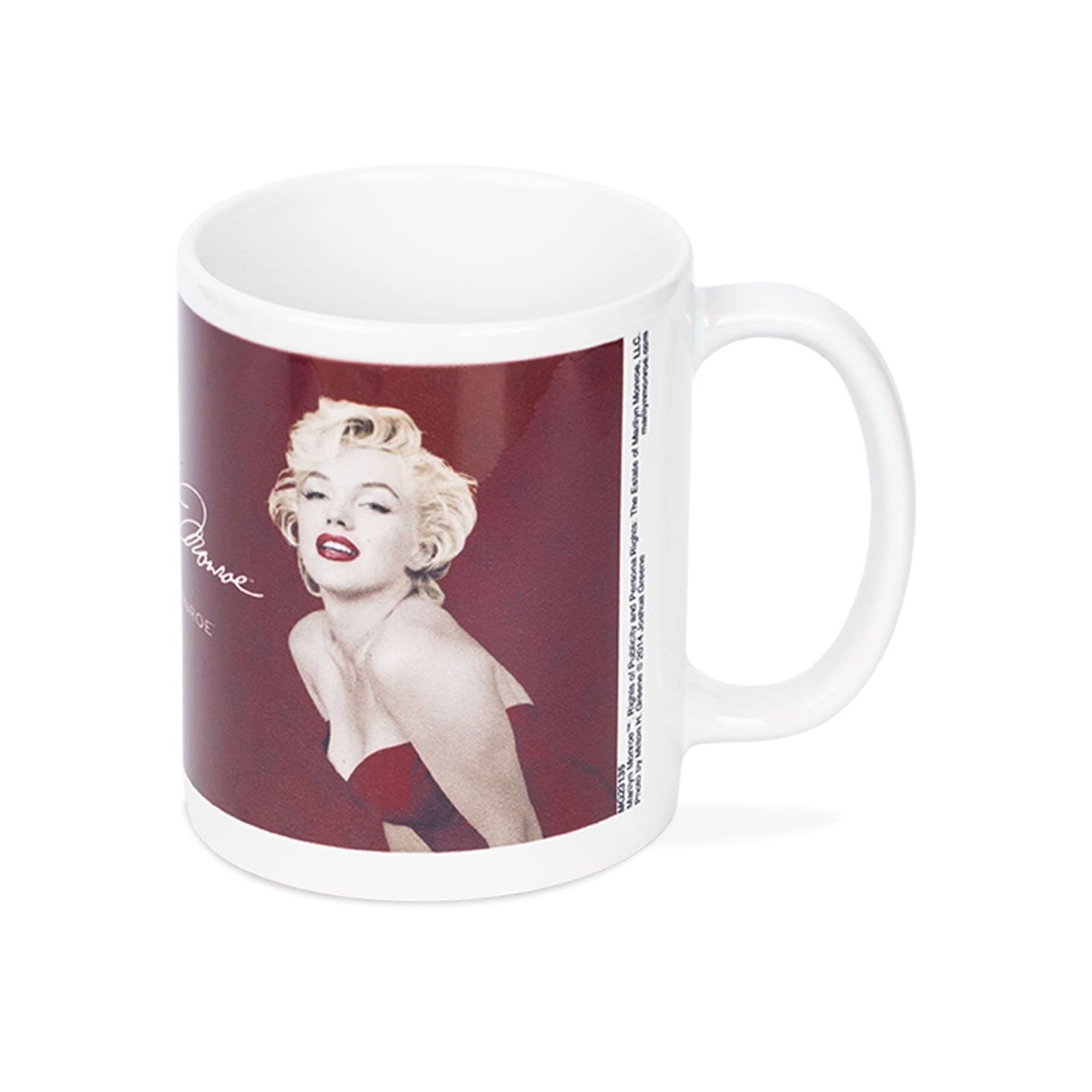 Pyramid America Marilyn Monroe Star Mug - 11 oz. Unique Ceramic Cup for Coffee, Cocoa & Tea Drinkers - Chip Resistant & Printed