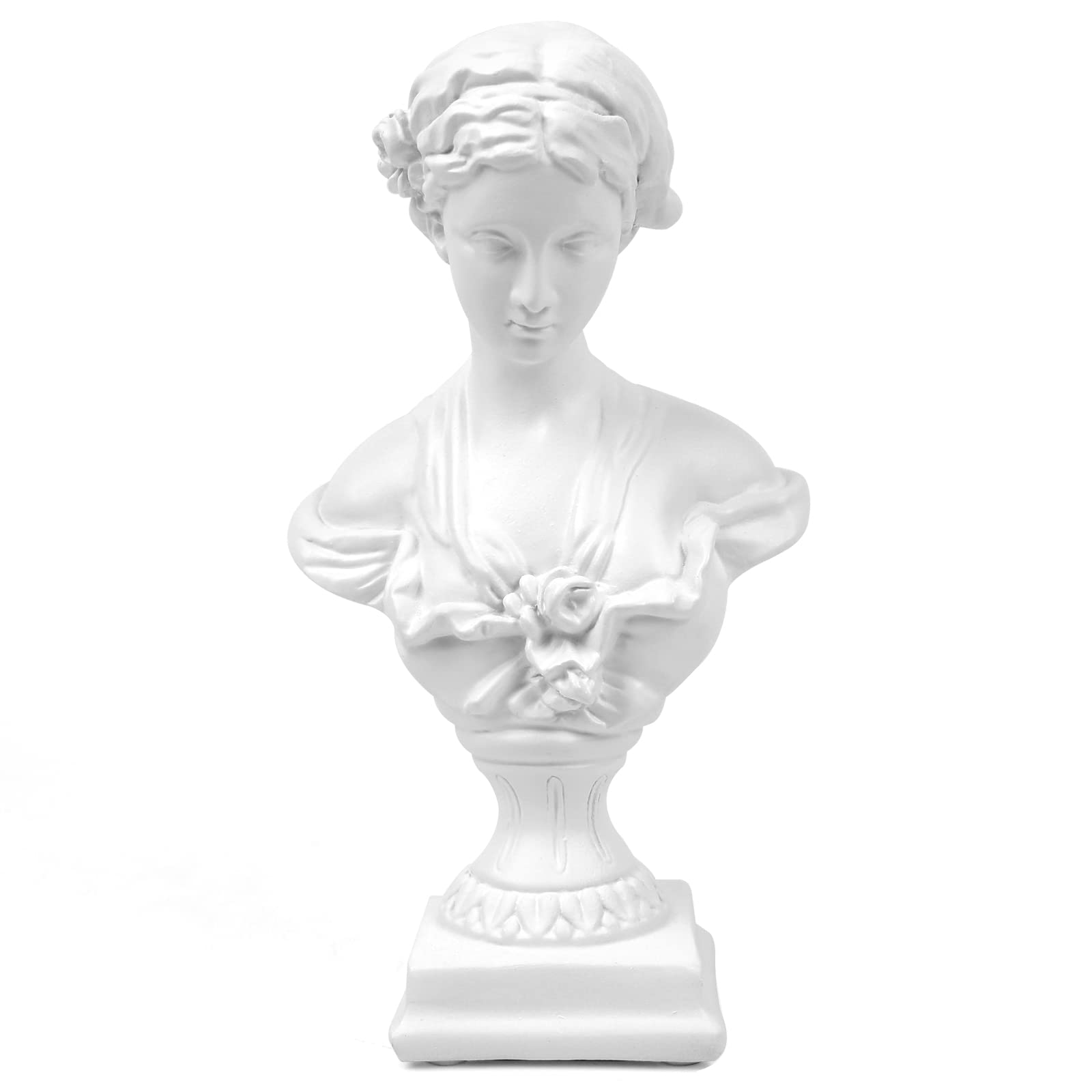 Norrclp Greek Statue of Venus Goddess, Classic Roman Head Bust Greek Mythology Sculpture for Living Room Home Shelf Decor (Venus