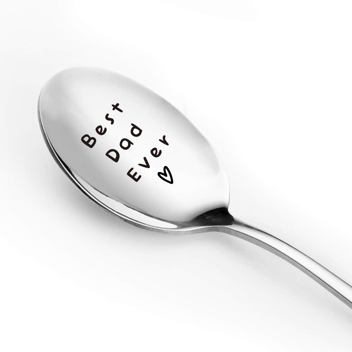 Best Dad Ever Spoon - Funny Dad Spoon Engraved Stainless Steel For Men Father - Tea Spoon Coffee Spoon - Dad Gift From Daughter