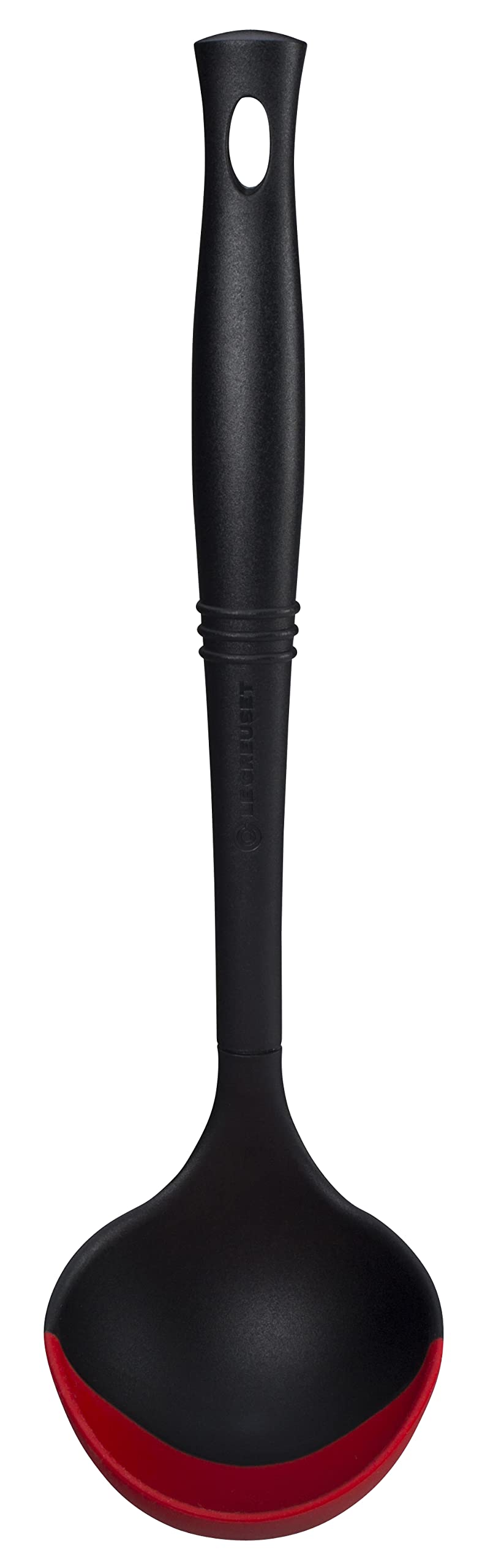 Le Creuset Revolution Bi-Material Ladle, 12'' X 3.5'', Cerise