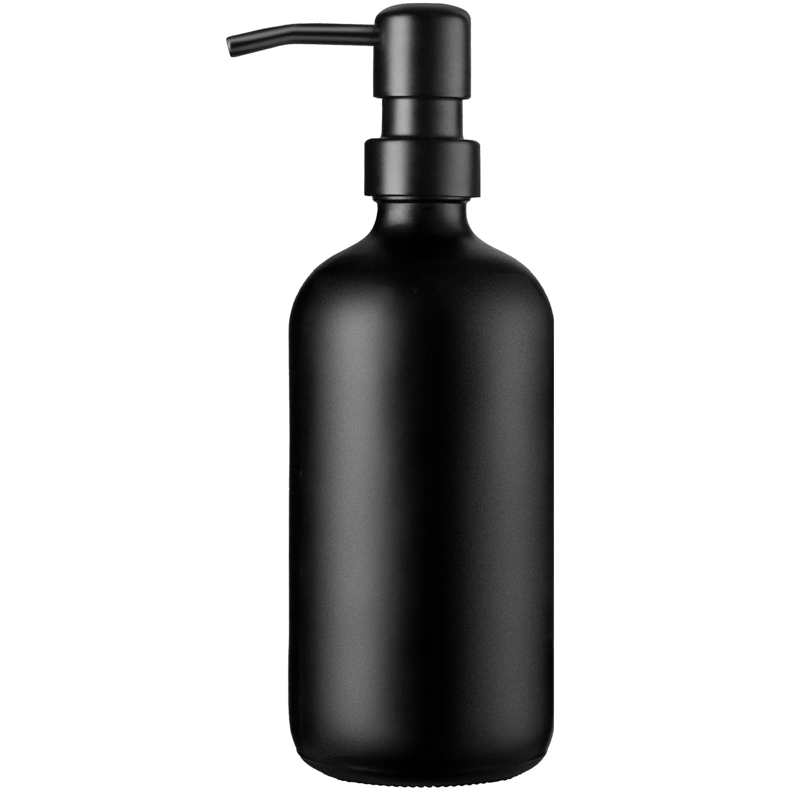 Gmisun Black Soap Dispenser, 1 Pack Matte Black Bathroom Hand Soap Dispenser, 16 Oz Dish Soap Dispenser For Kitchen With Rustpro