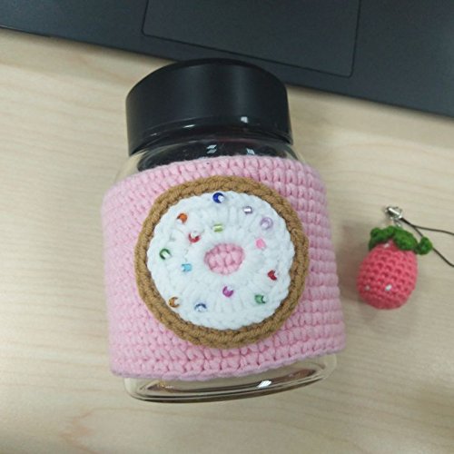Tinton Life Super Cute Reusable Handmade Coffee Cup Sleeve Cup Sweater(America)