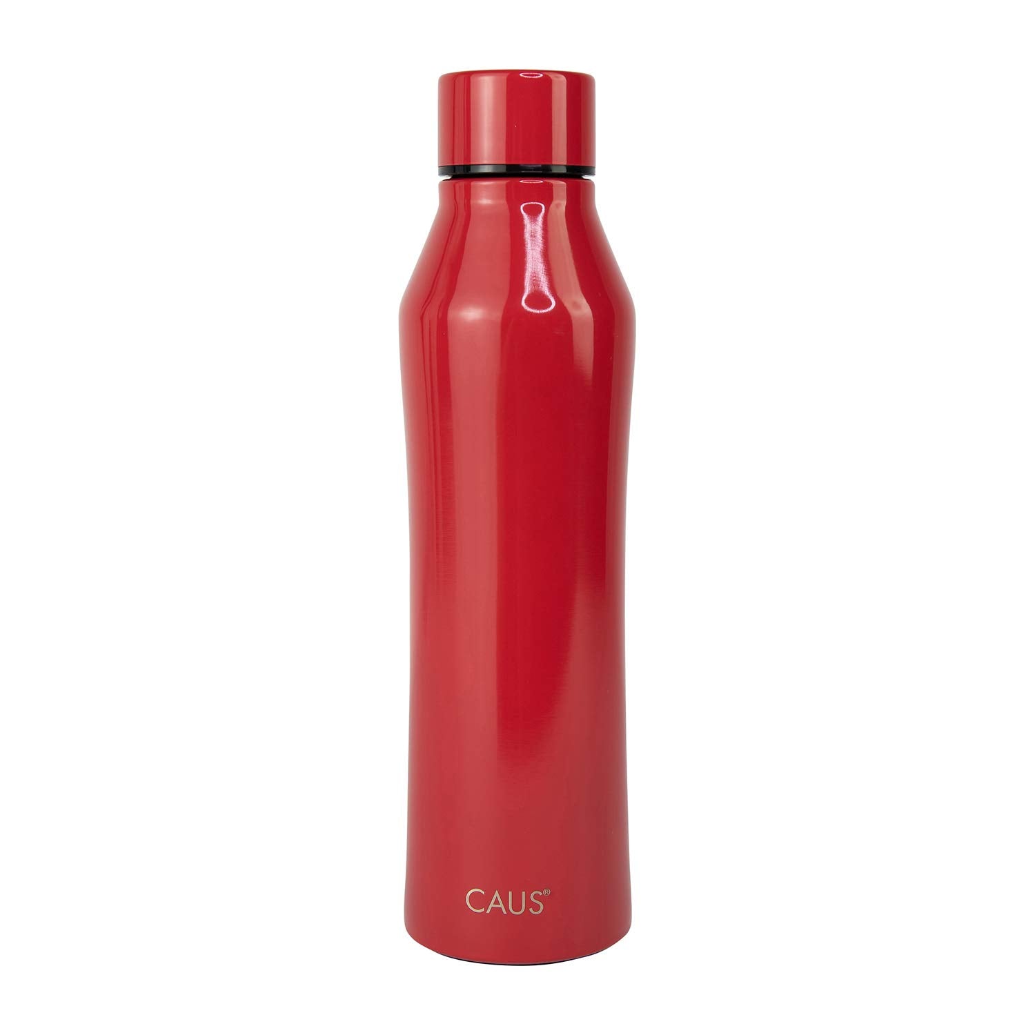 Caus Red Pet Stainless Steel Bottle, 17 Oz