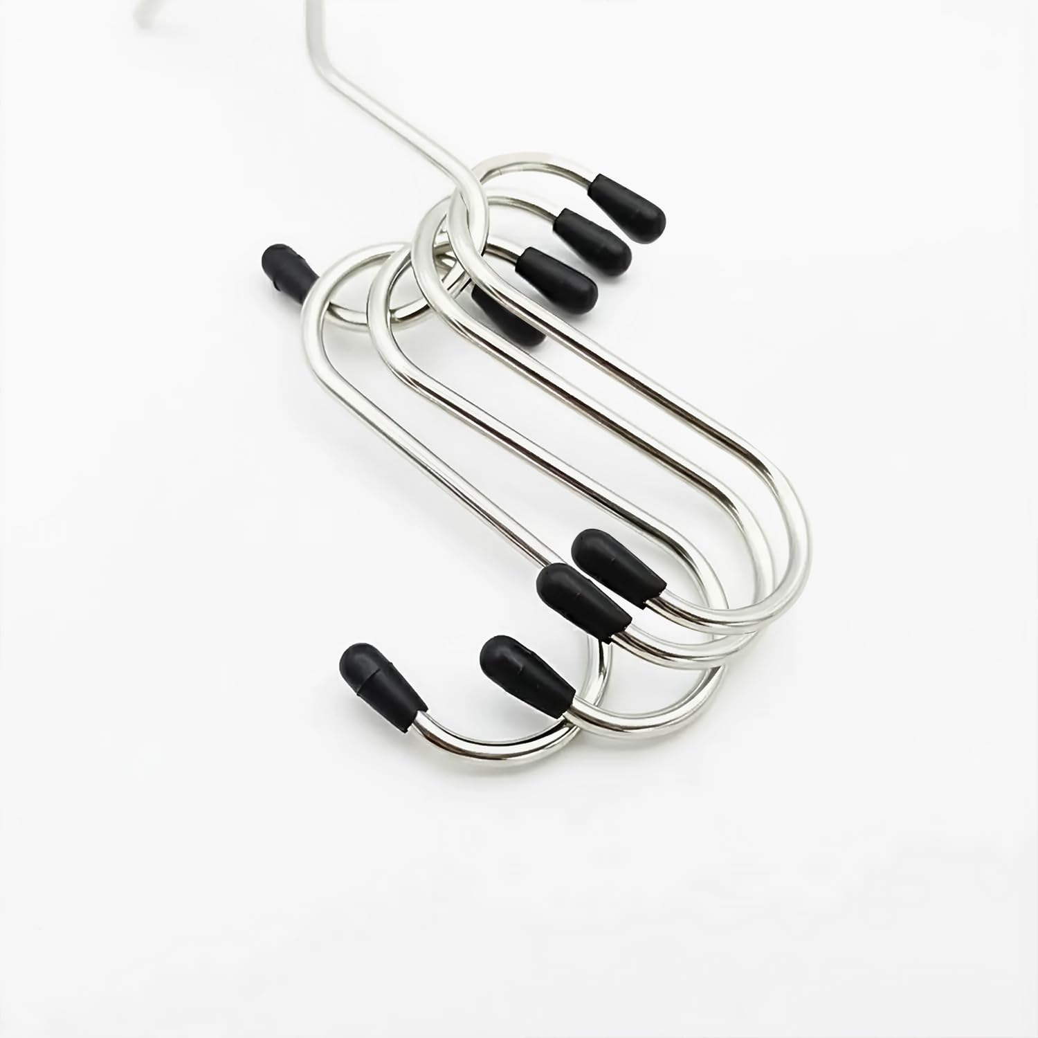 Oblivion Stainless Steel Hooks For Clothes  Heavy Duty SShape 3 Inch Long Extension For Wardrobe, Hanging Accessory, Utility 