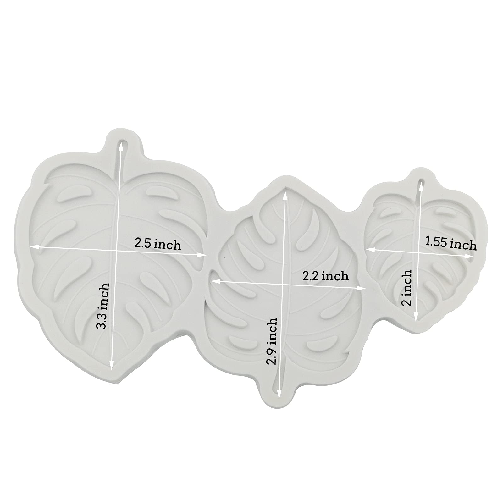 Leaves Silicone Fondant Mold, Tropical Leaf Monstera Leafage Cake Decorating Mold For Chocolate Cookie Pastry Pies,Cake Cup Cake