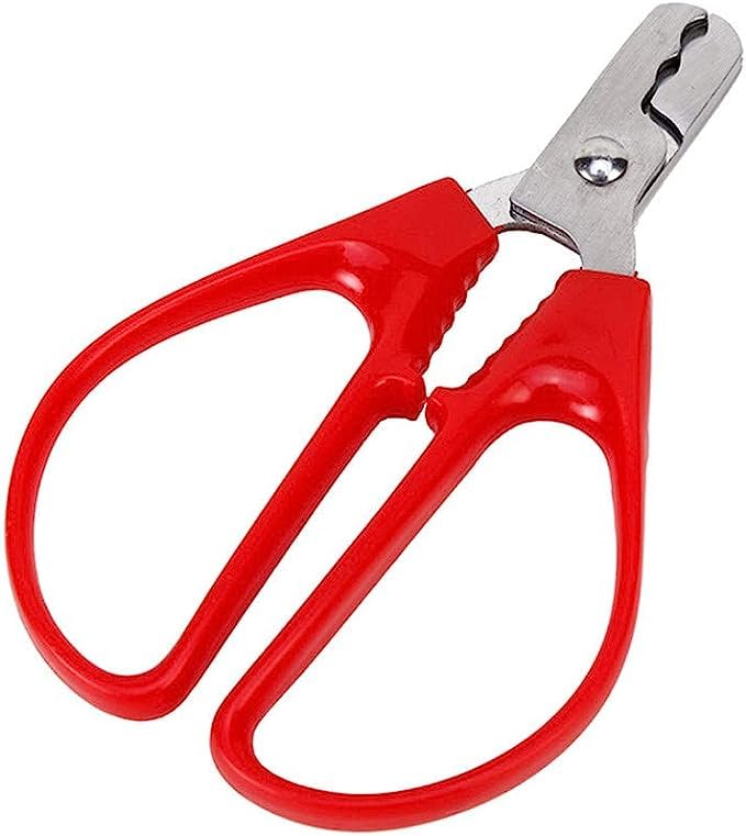 Red Nut Shell Cracker Peeling The Shell Artifact Stainless Steel Seed Pistachio Sheller Opener Peeling Pliers Protect Teeth Conv