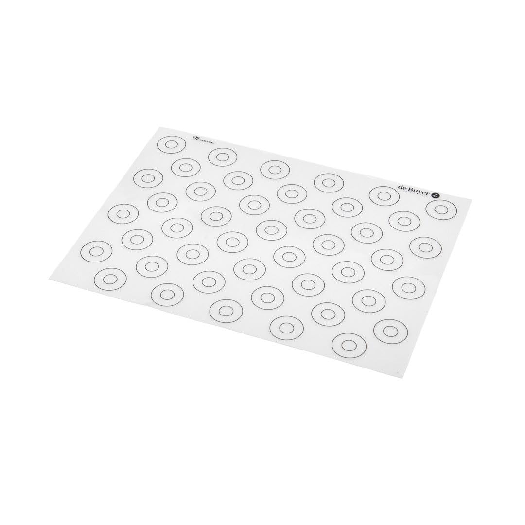 De Buyer Macaron Silicone Baking Mat - 15.75    X 11.75    - Perfect For Macarons & Cookies - Nonstick & Easy To Clean
