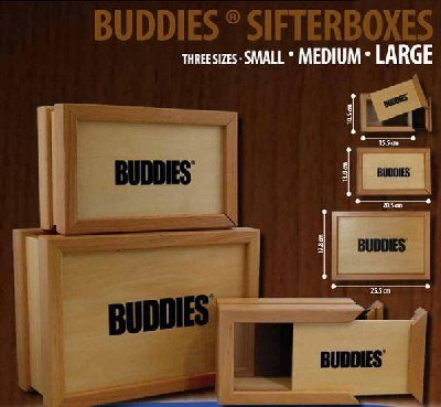 Buddies Wooden Sifter Storage Pollen Box (Small)