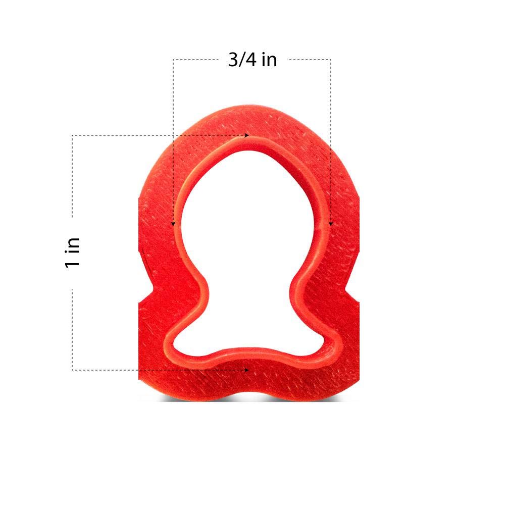 Mini Goldfish Cookie Cutter 1 Inch - 3D Printed Plastic - Made In The Usa - Cookiecuttercom Brand - Color May Vary