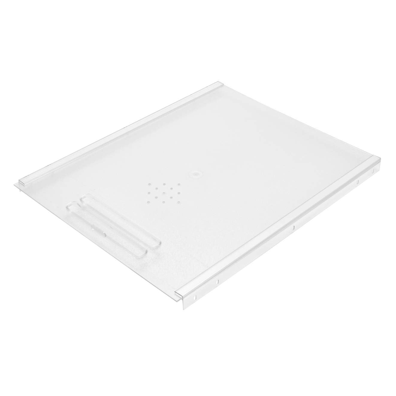 Rev-A-Shelf Bdc-200-20 Small Kitchen Bread Cabinet Drawer Cover With Built In Handle And Adjustable Sliding Rails, Translucent (