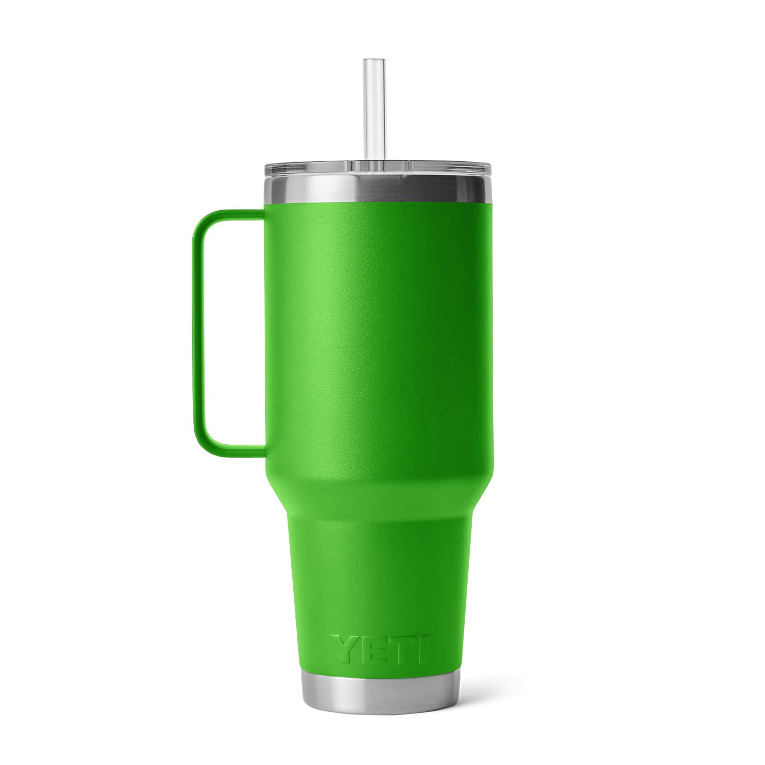 Yeti Rambler 42 Oz Straw Mug, Vacuum Insulated, Stainless Steel, Canopy Green