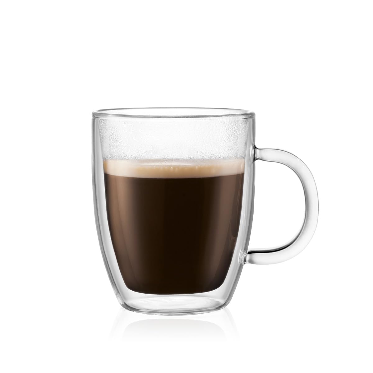 Bodum Bistro Coffee Mug  10 Ounce (2-Pack)  Clear