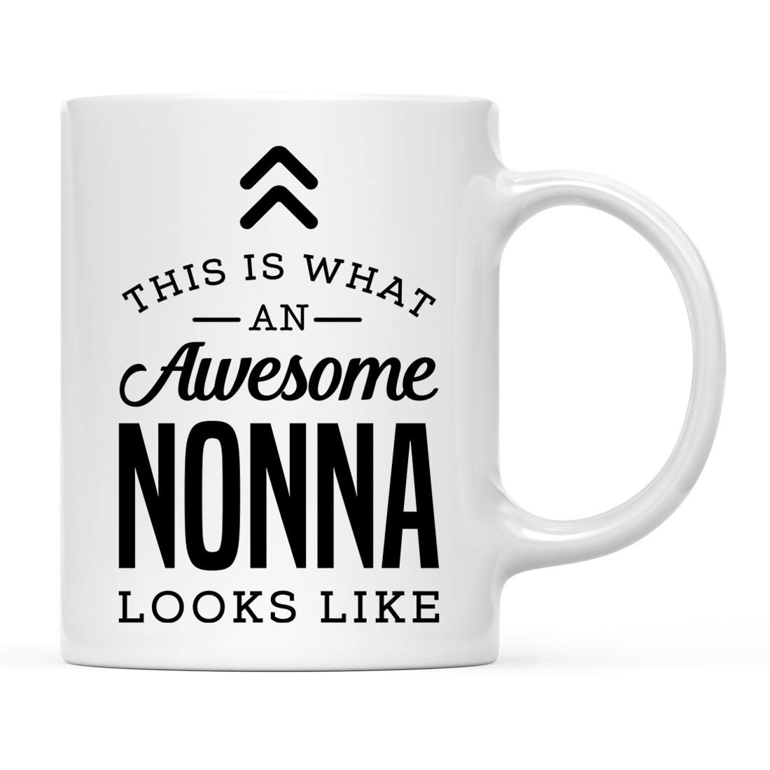 Andaz Press 11oz. Ceramic Coffee Tea Mug Gift, This is What an Awesome Nonna Looks Like, 1-Pack, Birthday Gift Ideas Coworker Hi
