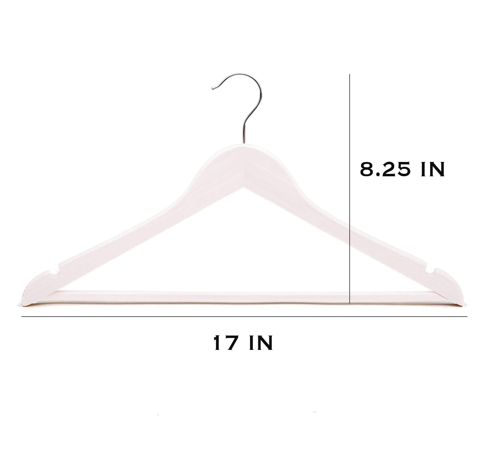 Ikea Hanger Wood Clothes Coat (8 Pack) White Bumerang