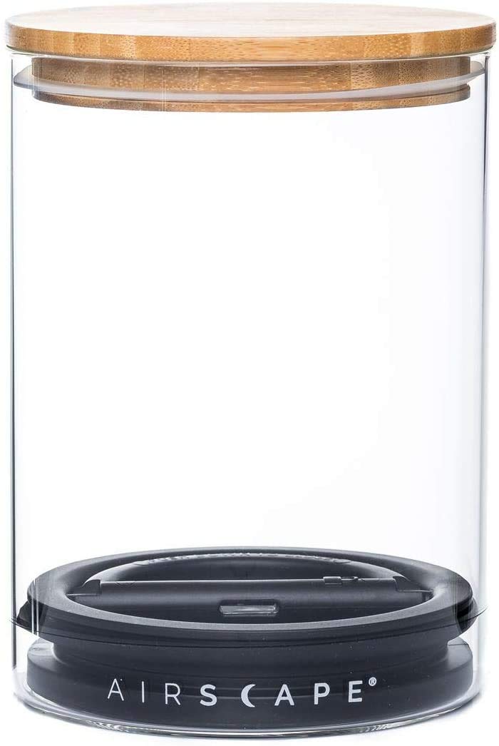 AirScape Planetary Design Borosilicate Glass Coffee Canister, Food Storage