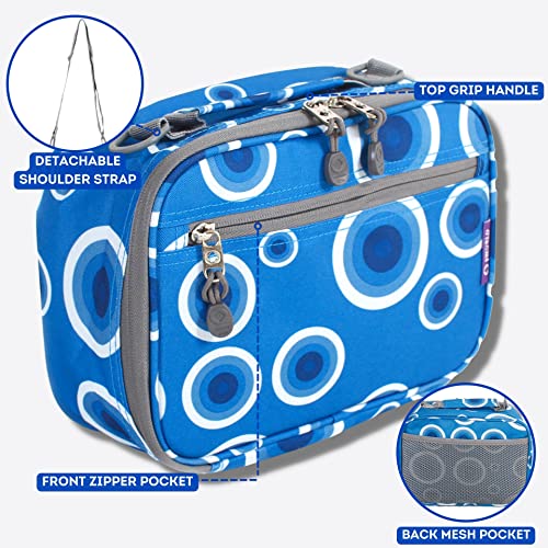 J World New York Cody Lunch Bag, Blue Target, One Size