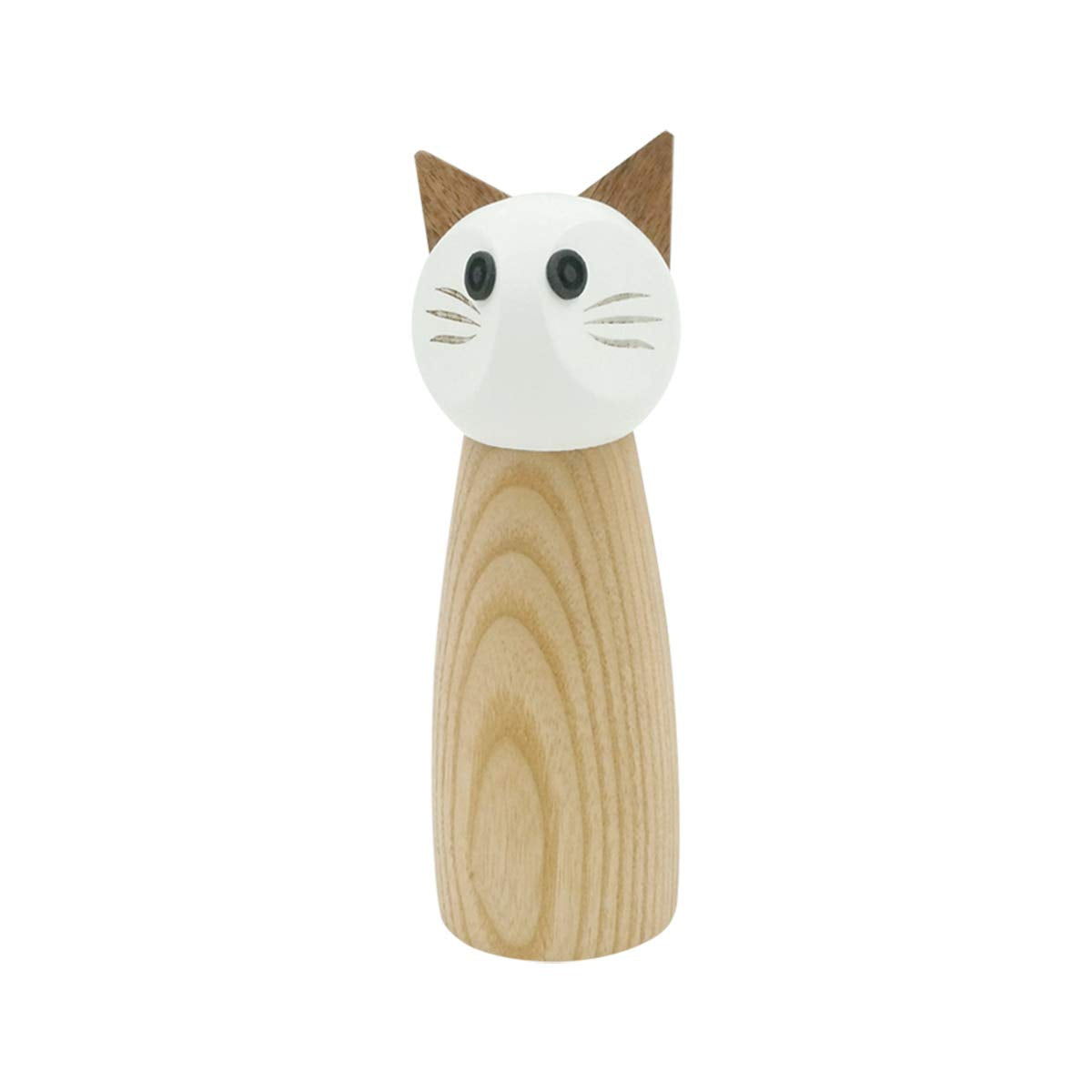 Peterson Housewares Cat Salt Or Pepper Mill - Wooden Spice Grinder