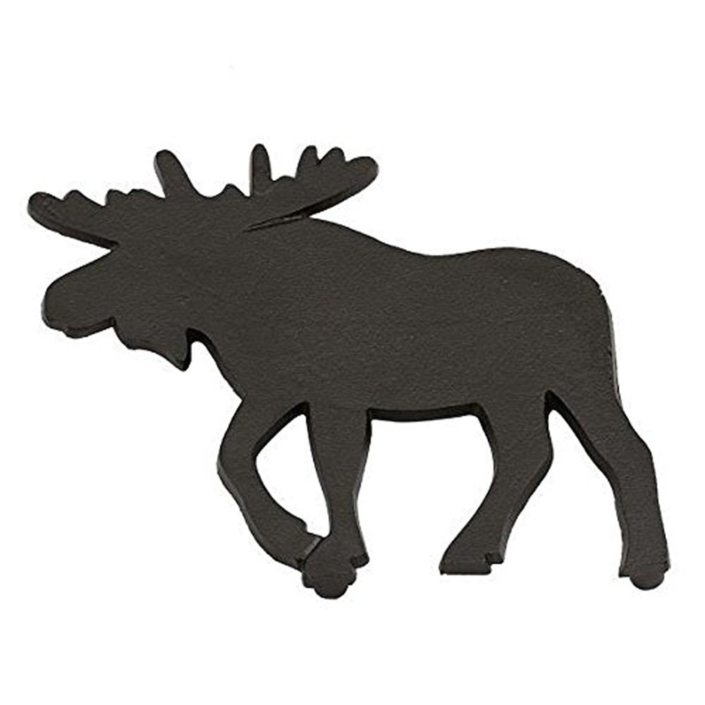 Dii Moose Trivet, Black Cast Iron, 8 X 8 Inch