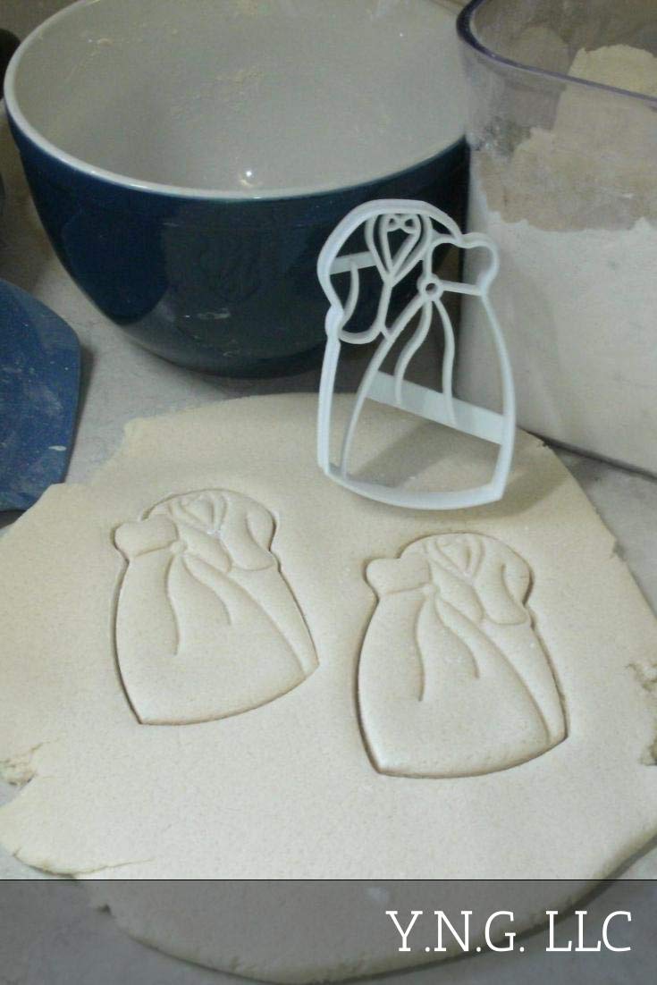 Bride And Groom Wedding Engagement Anniversary Mr Mrs Dress Tux Tuxedo Cookie Cutter Usa Pr2619