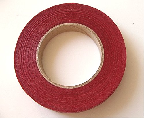 Vardhman Pransunita Floral Cloth Tape Chery Red Color, Pack Of 2 Pcs, 35 Mts Each