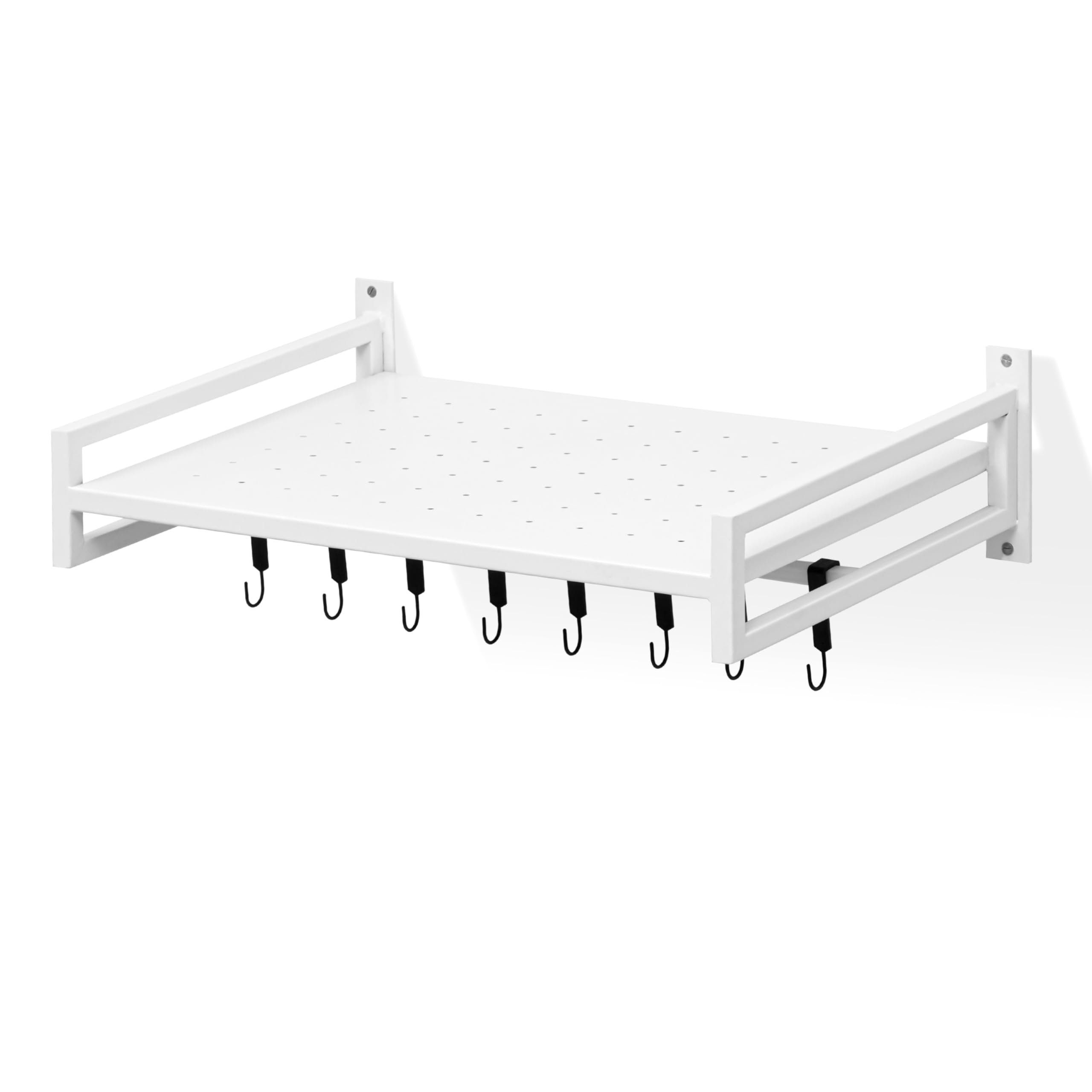 Livzing Metal Dish Rack Height Adjustable Microwave Stand With Hanging Plastic Hooks Otg & Oven Stand Cabinet Microwave Rack Wit
