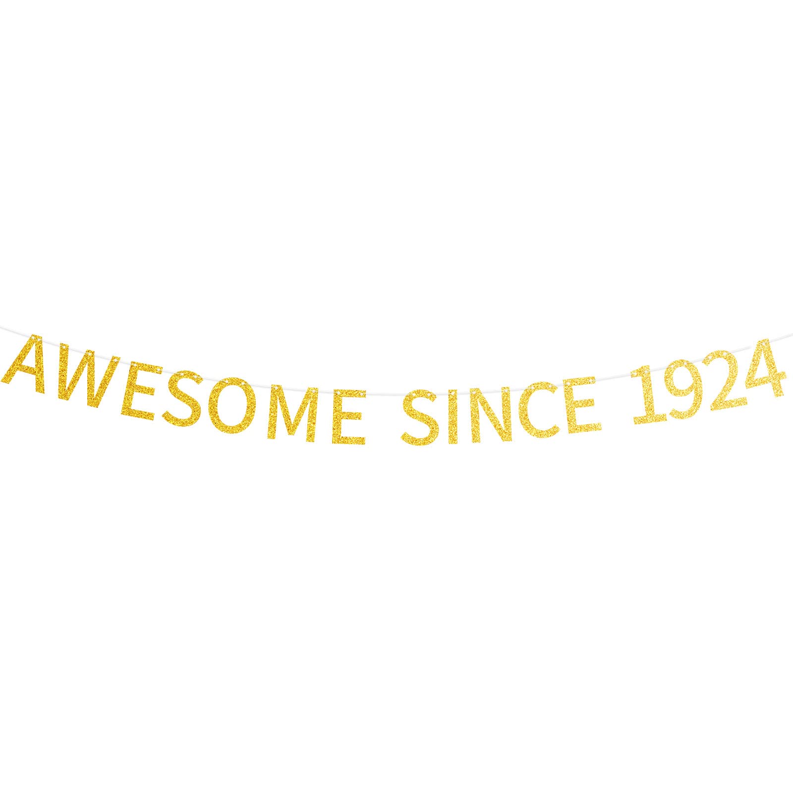 Awesome Since 1995 Pre-Strung Gold Glittery 29Th Birthday Banner 29 Twenty Nine Years Old Birthday Party Decorations For Men Wom