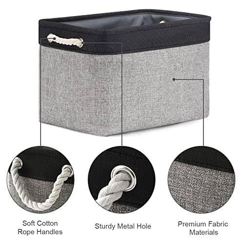 Thewarmhome Storage Basket For Organizing - 16X12X12 Inch Cube Storage Bin 3 Pack Fabric Storage Cubes, Collapsible Storage Box