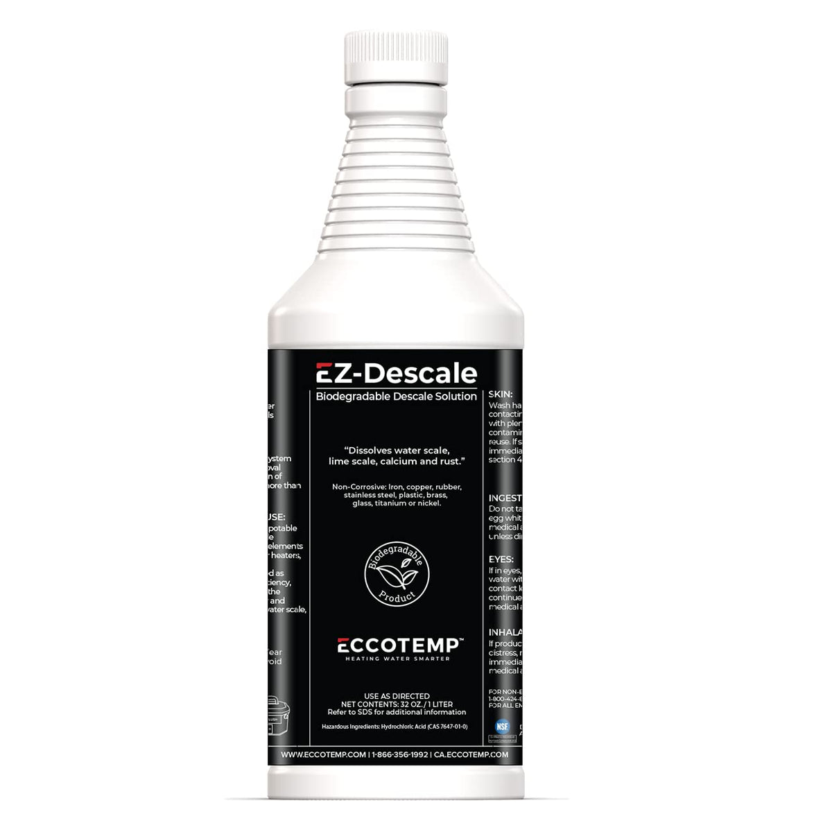Eccotemp Ez-Flush Kit Descaling Solution, 32 Oz.