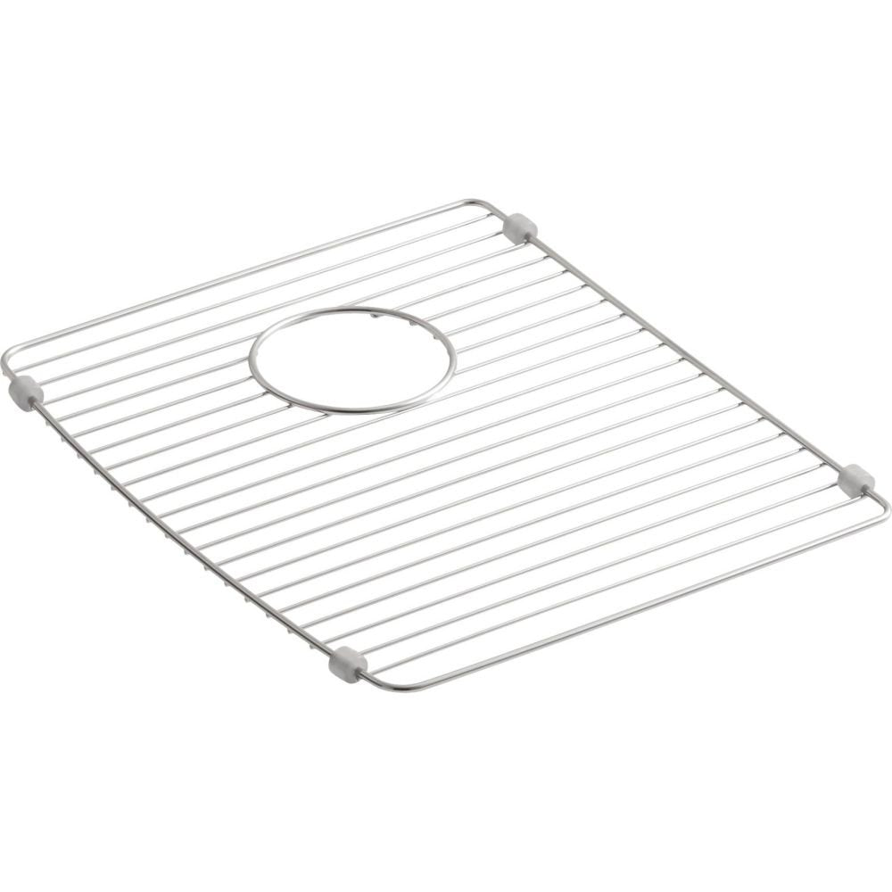 Kohler Deerfield Sink Right Basin Sink Rack, Stainless Steel, 15-3/8'' X 13-1/16''