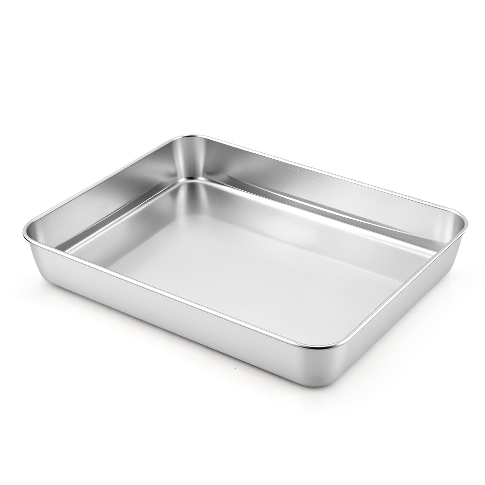 Leonyo 15.7x11.8 Inch Baking Cake Pans, Focaccia Bread Pan Casserole Dish