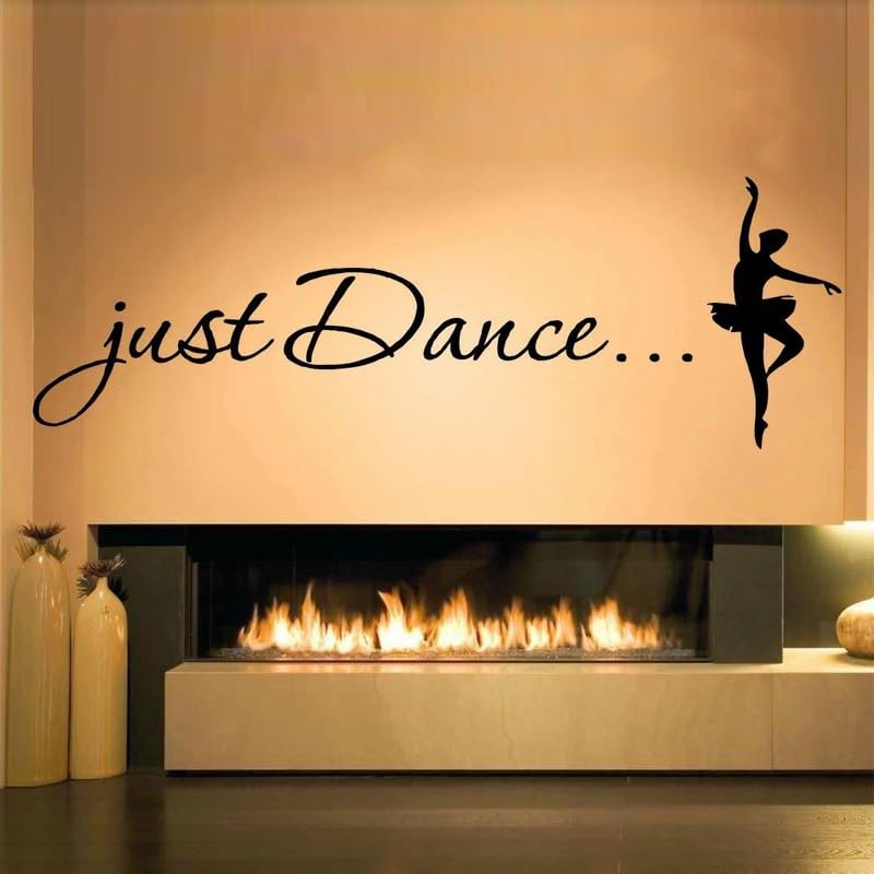 Gadgets Wrap Wall Decal Vinyl Sticker Ballet Ballerina Just Dance For Office Home Wall Decoration