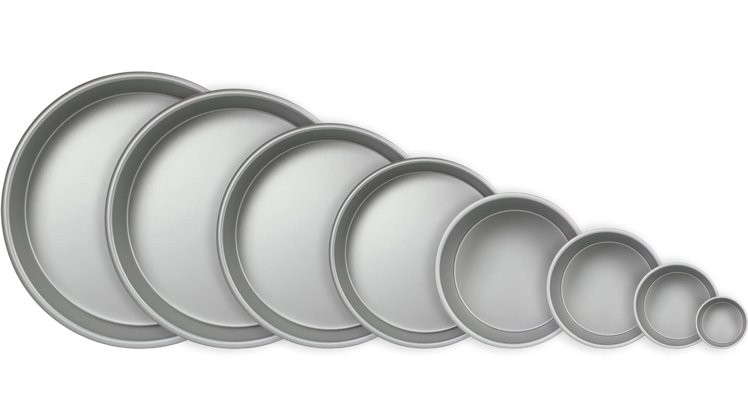 Pme Professional Aluminum Baking Pan Round 8 X 3