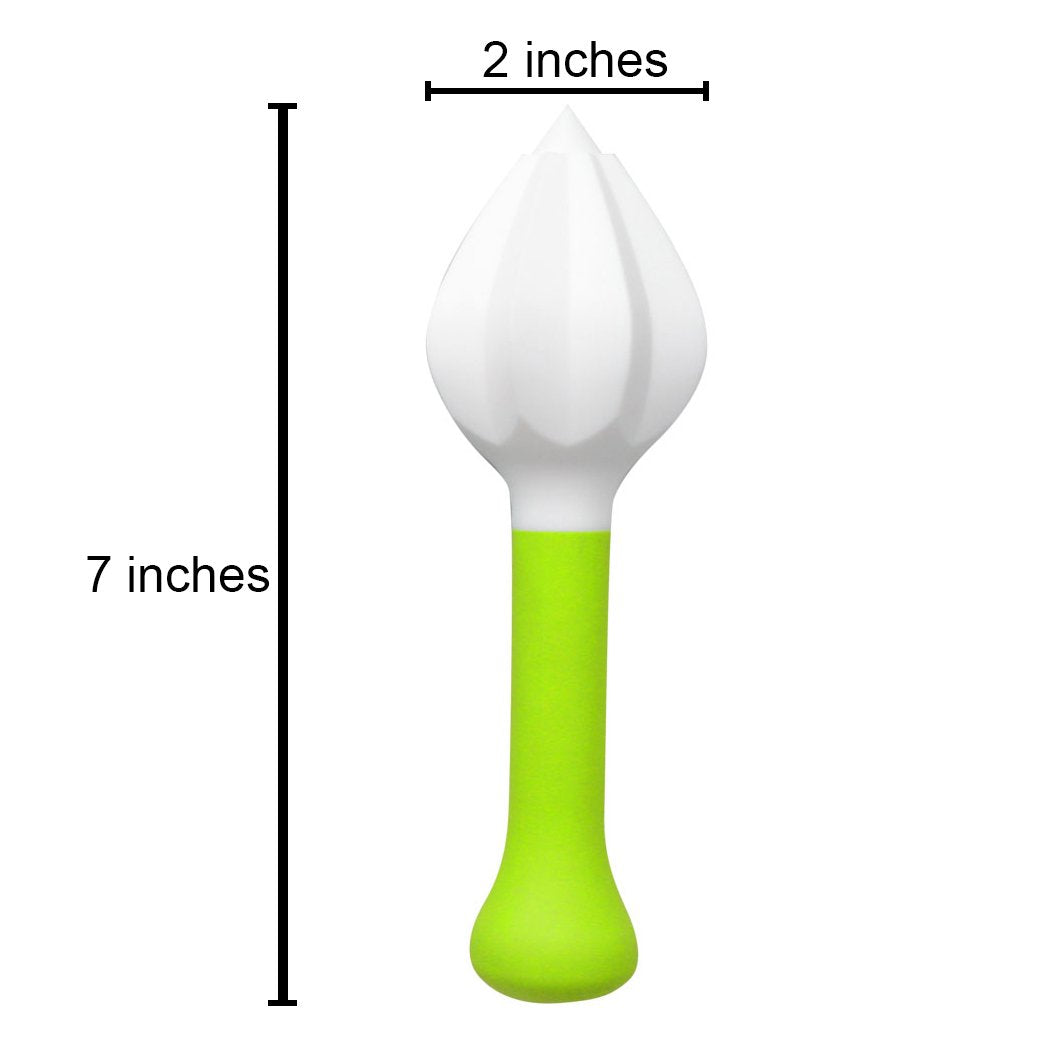 Cuisinox Citrus Reamer Manual Juicer, 7.25'',Green And White