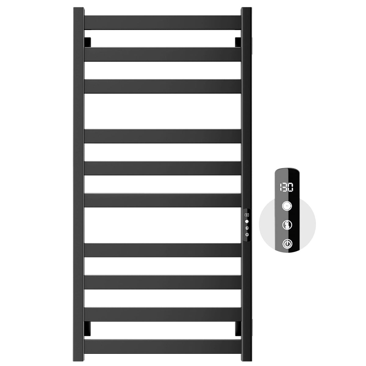 Colliford Towel Warmer,Stainless Steel Towel Warmer Rack For Bathroom -10 Bars Wall Mounted Towel Heater With Intelligent Touch