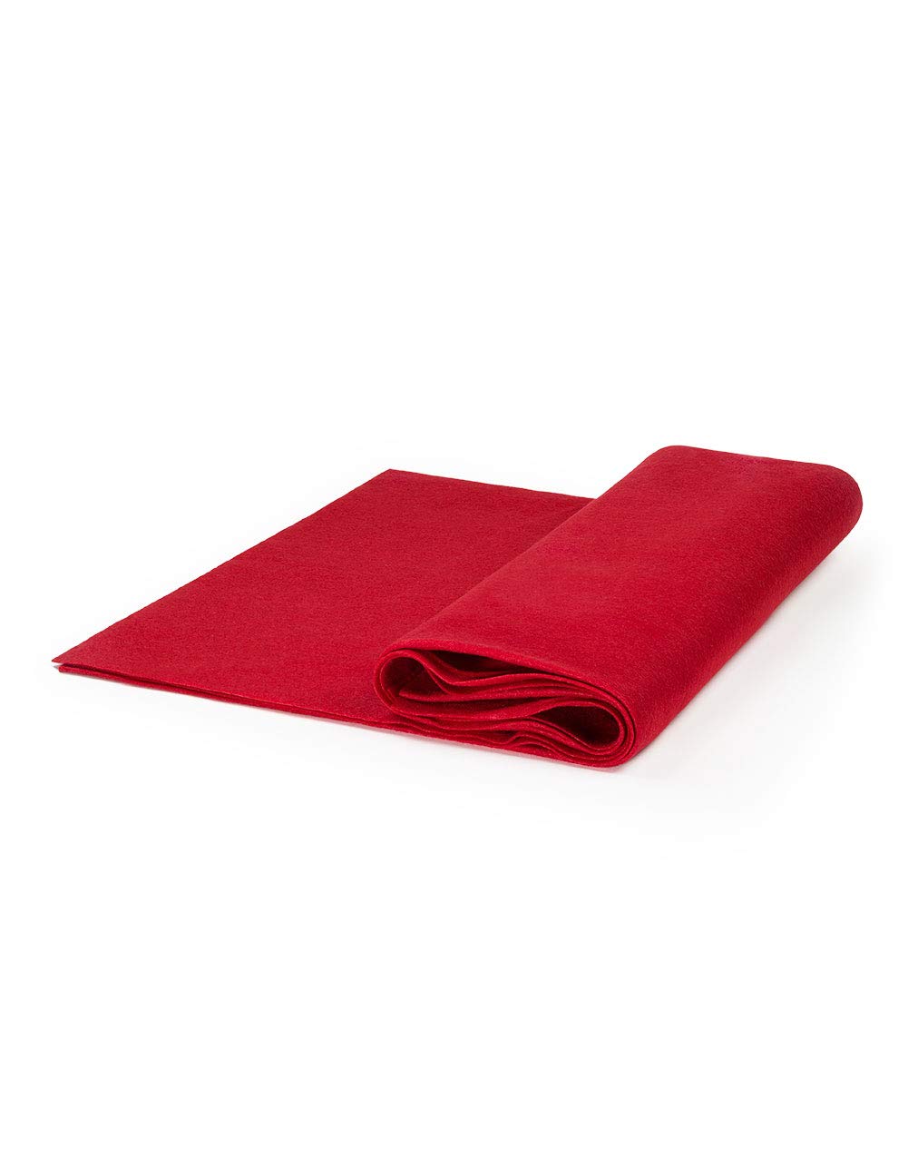 Craft Felt By The Yard 72 Wide X 50 Yd Long - Red