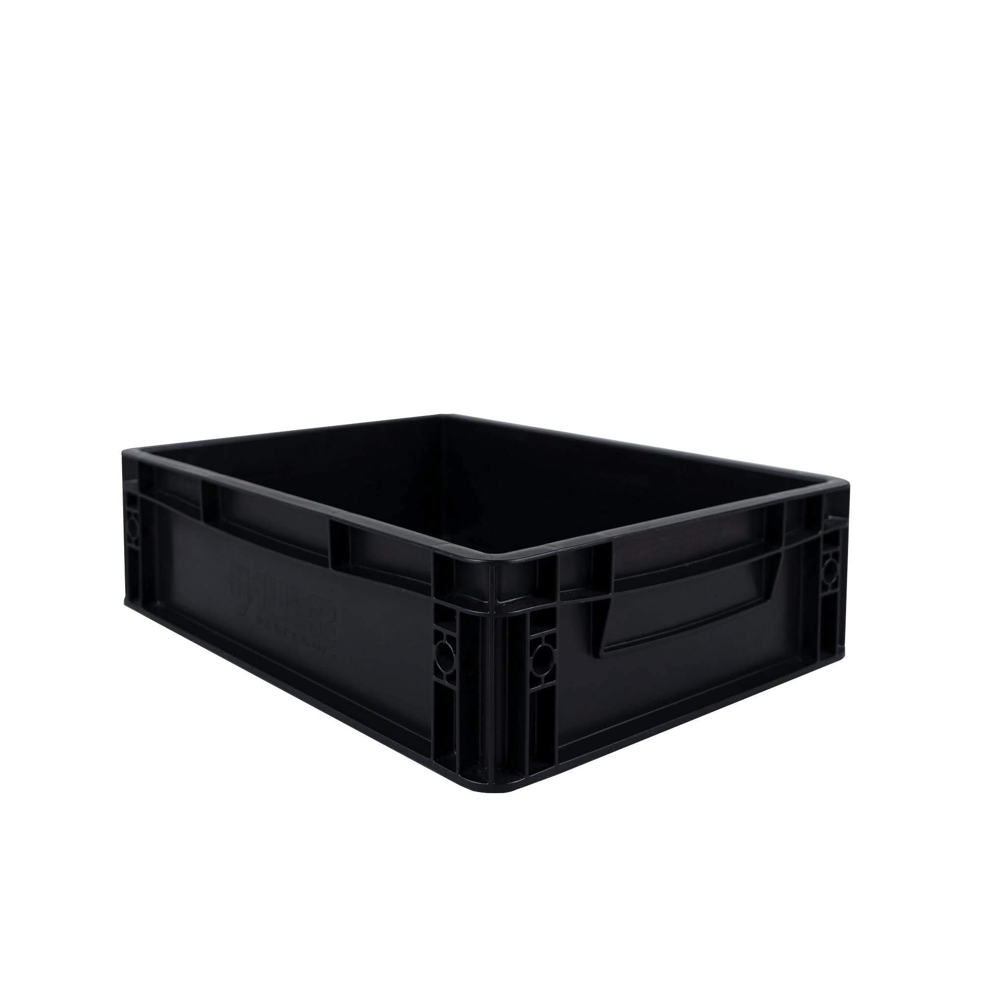 Boxio - Solo Up: Storage Box - Euro Box 15.7'' X 11.8'' X 4.7'' - Perfect Plastic Transport Box For Camping, Boat Or Garden - St