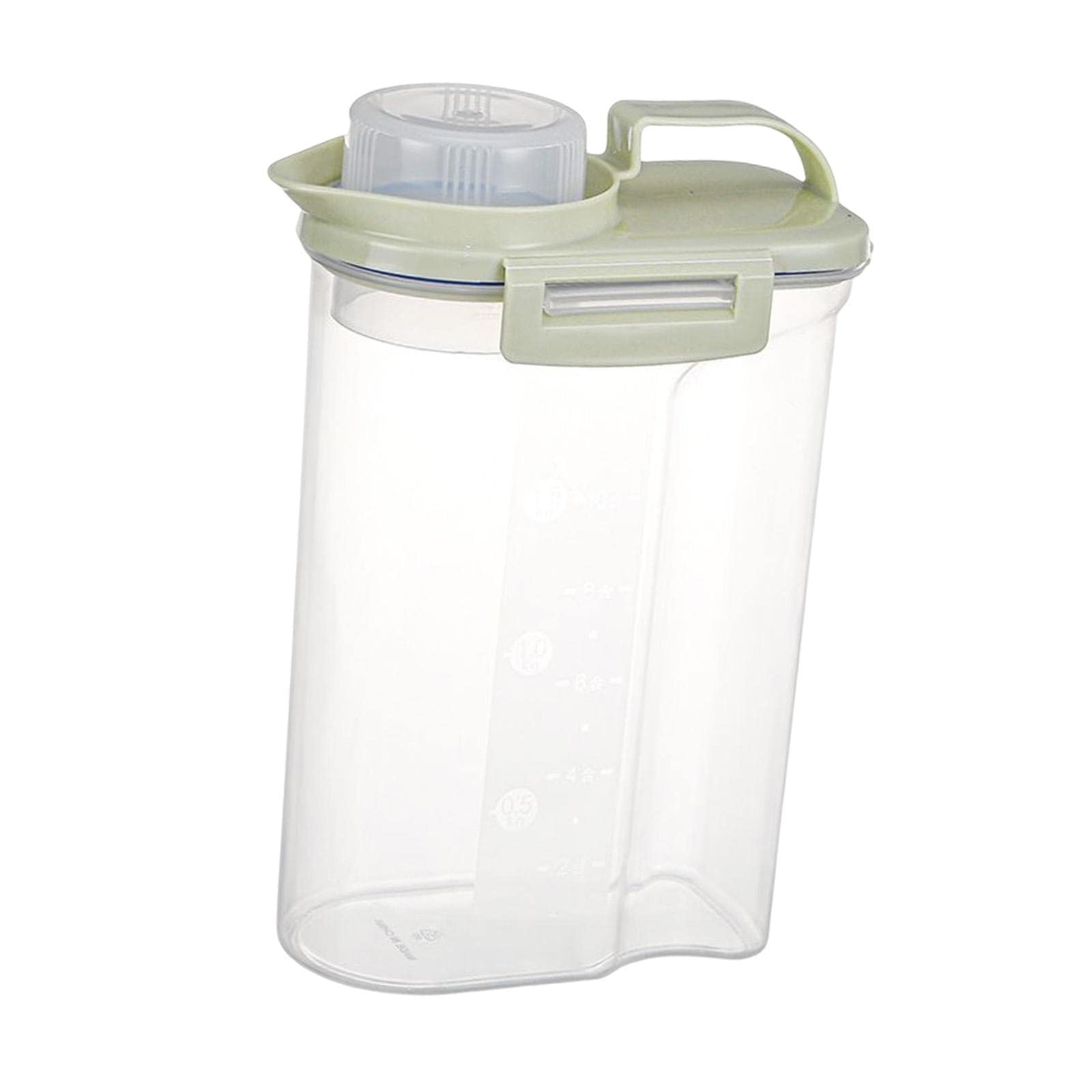 Myaddiction Cereal Storage Container Storage Jars For Kitchen Baking Supplies Nuts 2.5Kg Green