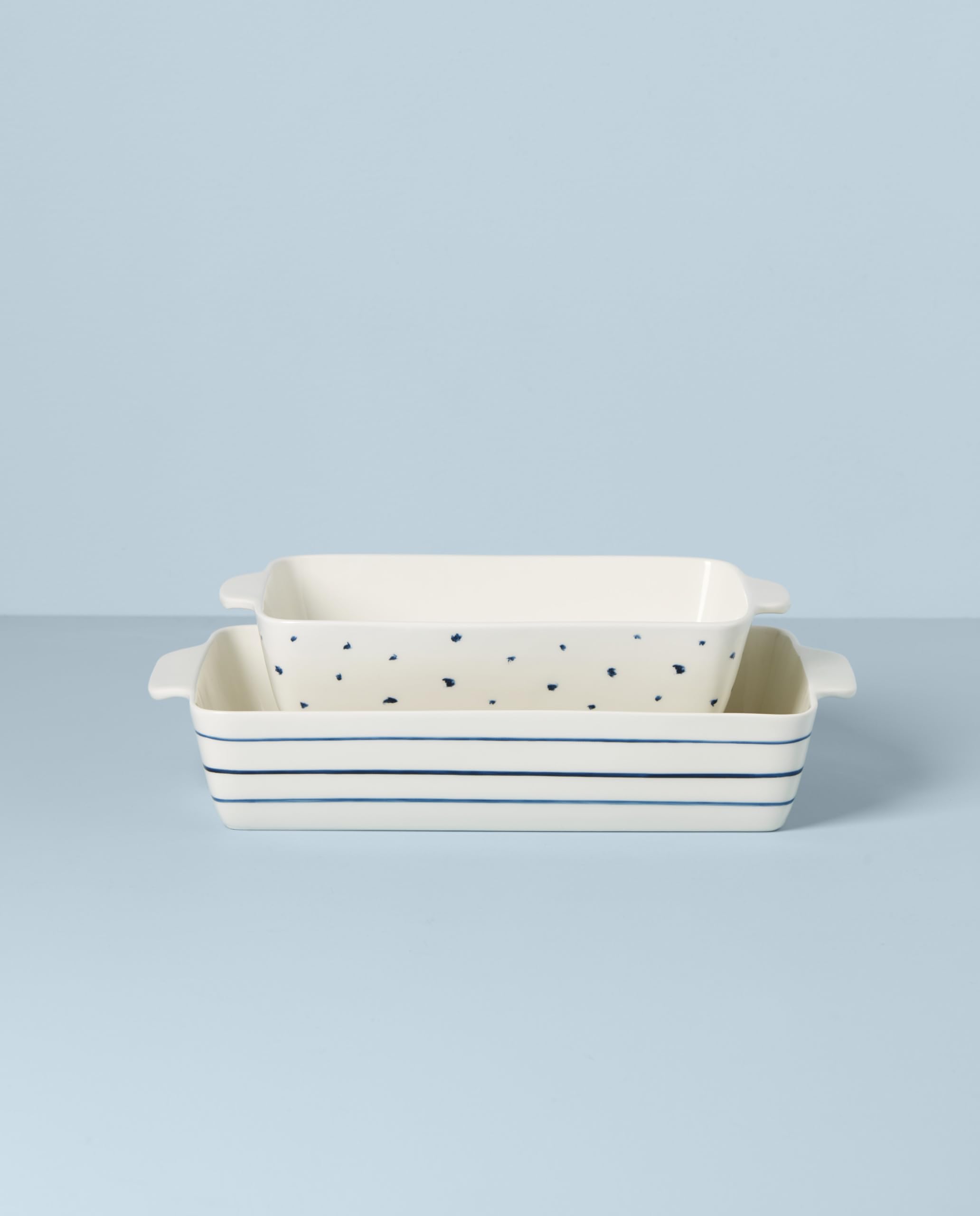 Lenox Blue Bay Rectangular Bakers 2-Piece Set, 9.70, Multi