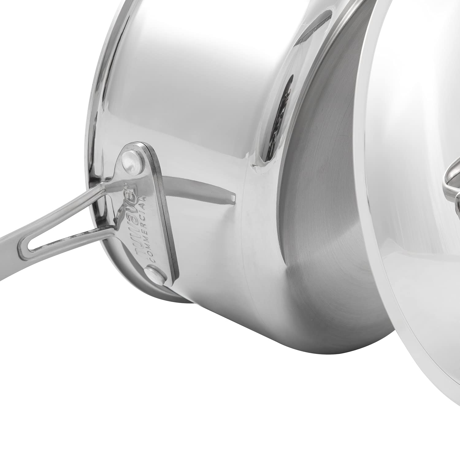Nuwave Commercial 3-Quart Stainless Steel Saucepan With Vented Lid, Tri-Ply Construction, Premium 18/10 Stainless Steel