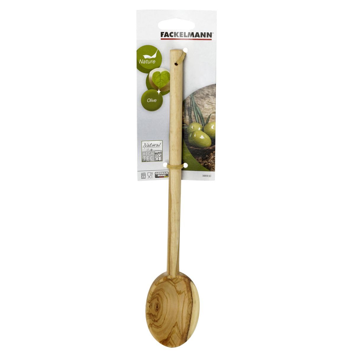 Fackelmann 12.2'' Olivewood Cooking Spoon, Brown
