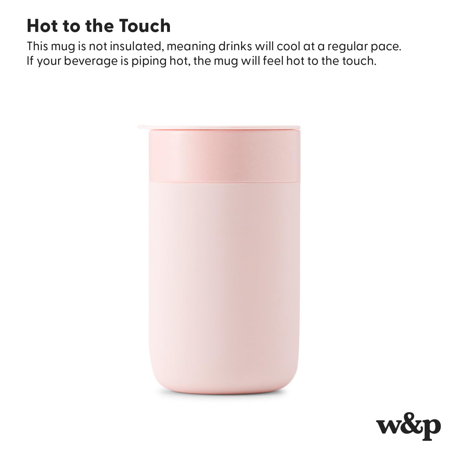 W&P Porter Ceramic Mug W/ Protective Silicone Sleeve, Terrazzo Cream 12 Ounces | On-The-Go | Reusable Cup For Coffee Or Tea | Po