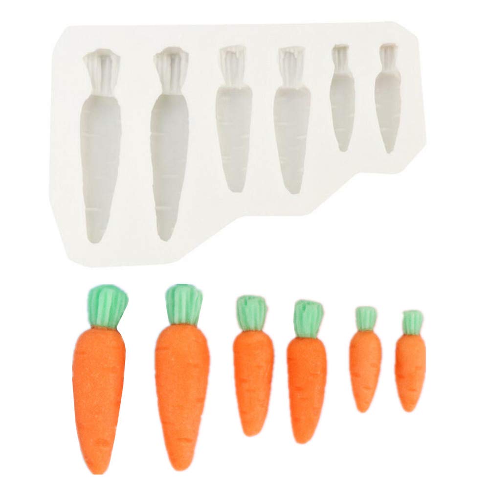 Qtmy Carrot Easter Silicone Molds For Resin Chocolate