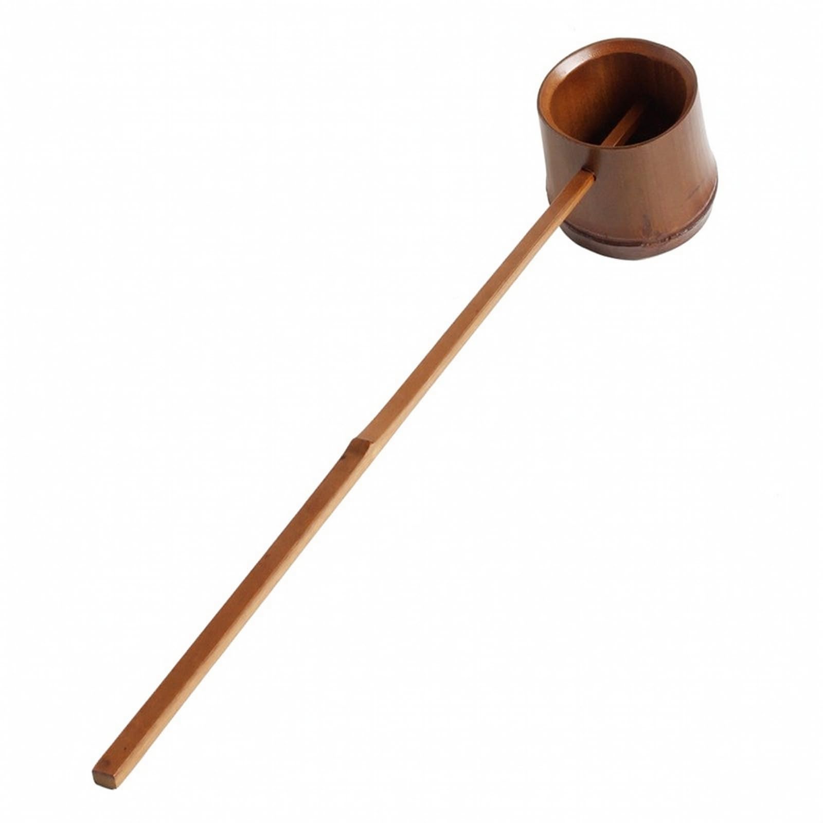 Jinhxofs Rustic Tea Service Ladle Bamboo transferring Ladle, Lightweight, Garden Water portion, for Kitchen, Patios,