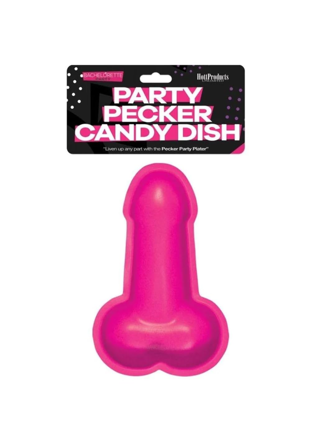 Pecker Party Candy Dish 3 Per Pack Pink